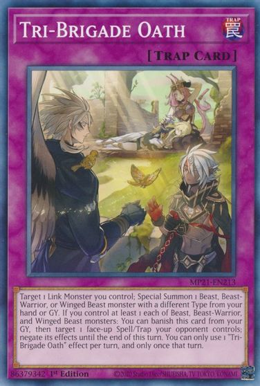 Tri-Brigade Oath [MP21-EN213] Common - Card Brawlers | Quebec | Canada | Yu-Gi-Oh!