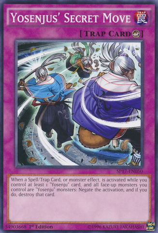 Yosenjus' Secret Move [SP17-EN050] Common - Yu-Gi-Oh! - Card Brawlers | Quebec | Canada |