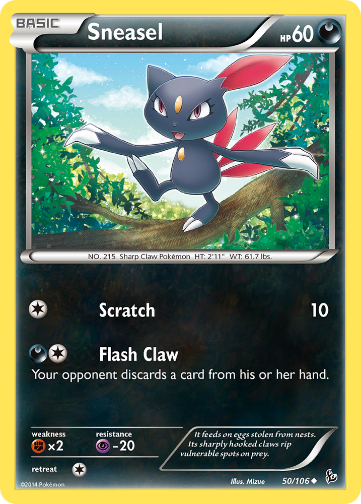 Sneasel (50/106) [XY: Flashfire] - Card Brawlers | Quebec | Canada | Yu-Gi-Oh!