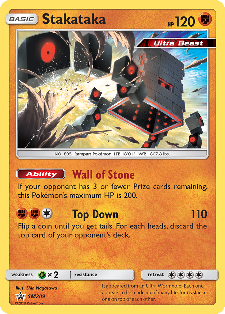 Stakataka (SM209) [Sun & Moon: Black Star Promos] - Card Brawlers | Quebec | Canada | Yu-Gi-Oh!