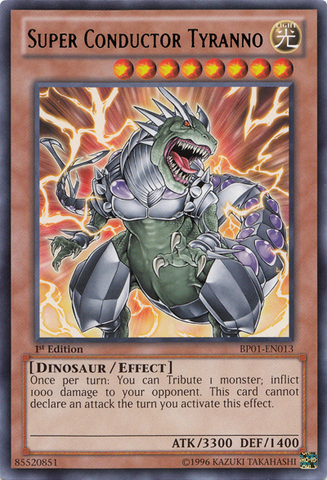 Super Conductor Tyranno [BP01-EN013] Rare - Yu-Gi-Oh! - Card Brawlers | Quebec | Canada |