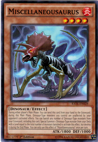 Miscellaneousaurus [RATE-EN028] Common - Yu-Gi-Oh! - Card Brawlers | Quebec | Canada |