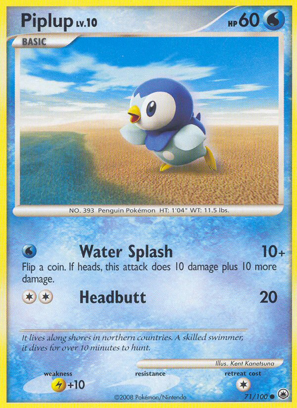 Piplup (71/100) [Diamond & Pearl: Majestic Dawn] - Card Brawlers | Quebec | Canada | Yu-Gi-Oh!