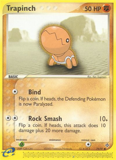 Trapinch (79/97) [EX: Dragon] - Card Brawlers | Quebec | Canada | Yu-Gi-Oh!