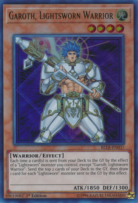 Garoth, Lightsworn Warrior [BLLR-EN037] Ultra Rare - Yu-Gi-Oh! - Card Brawlers | Quebec | Canada |