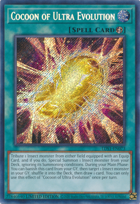 Cocoon of Ultra Evolution LDS1 EN073 Secret Rare Card Brawlers