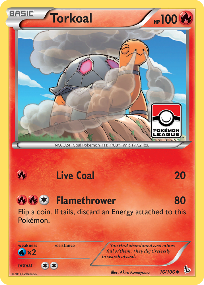 Torkoal (16/106) [XY: Flashfire] - Card Brawlers | Quebec | Canada | Yu-Gi-Oh!