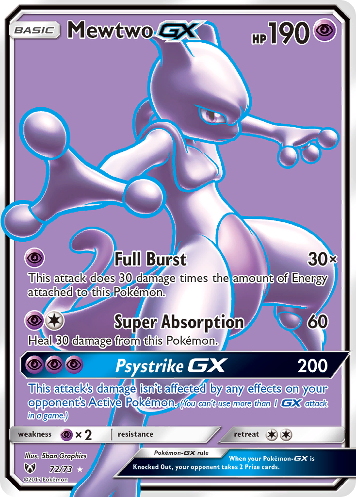 Mewtwo GX (72/73) [Sun & Moon: Shining Legends] - Card Brawlers | Quebec | Canada | Yu-Gi-Oh!