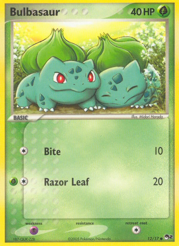 Bulbasaur (12/17) [POP Series 2] - Card Brawlers | Quebec | Canada | Yu-Gi-Oh!