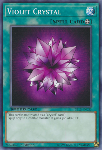 Violet Crystal [SBLS-EN035] Common - Card Brawlers | Quebec | Canada | Yu-Gi-Oh!