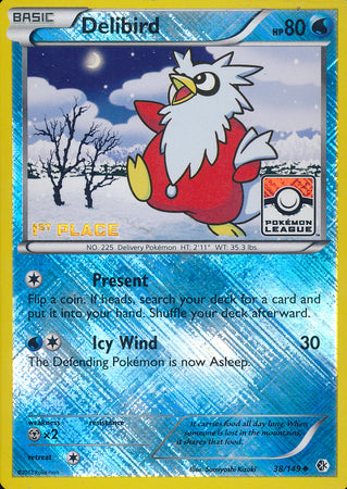 Delibird (38/149) (League Promo 1st Place) [Black & White: Boundaries Crossed] - Card Brawlers | Quebec | Canada | Yu-Gi-Oh!
