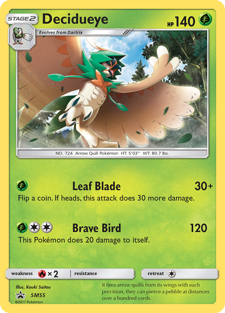Decidueye (SM55) [Sun & Moon: Black Star Promos] - Card Brawlers | Quebec | Canada | Yu-Gi-Oh!