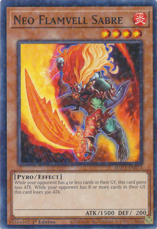 Neo Flamvell Sabre (Duel Terminal) [HAC1-EN073] Parallel Rare - Card Brawlers | Quebec | Canada | Yu-Gi-Oh!