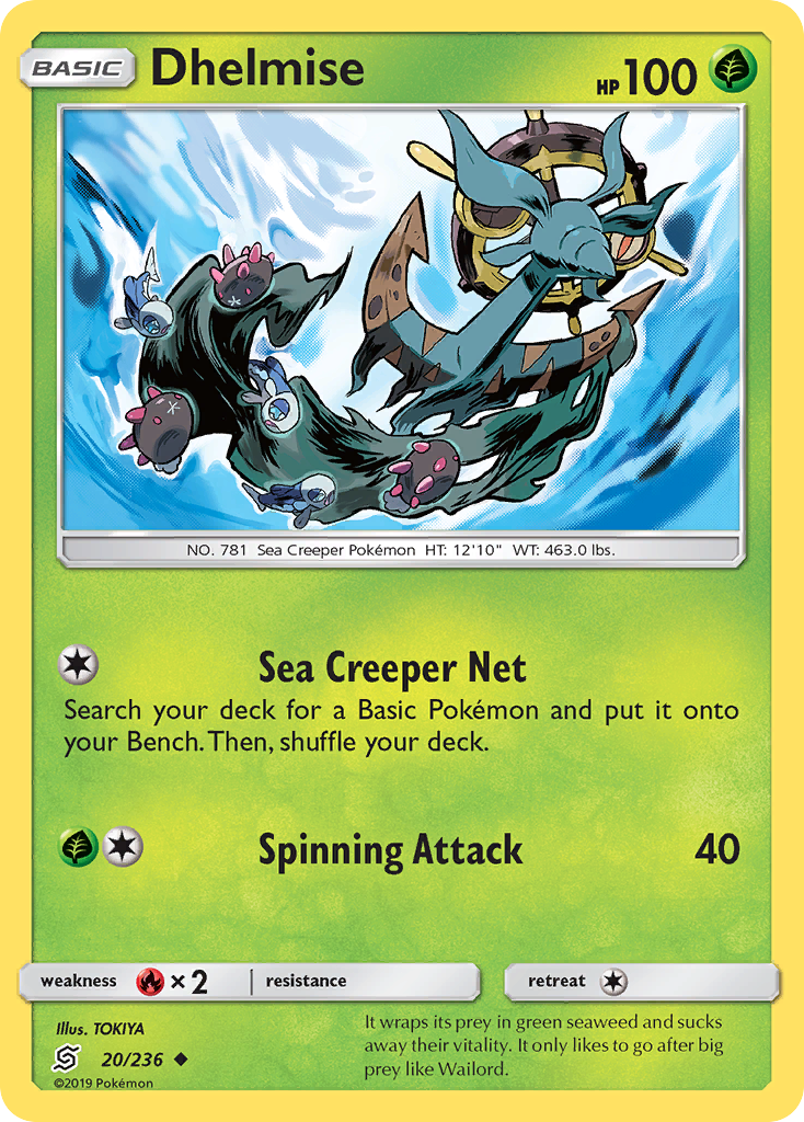 Dhelmise (20/236) [Sun & Moon: Unified Minds] - Card Brawlers | Quebec | Canada | Yu-Gi-Oh!