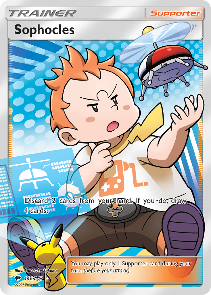 Sophocles (146/147) [Sun & Moon: Burning Shadows] - Card Brawlers | Quebec | Canada | Yu-Gi-Oh!