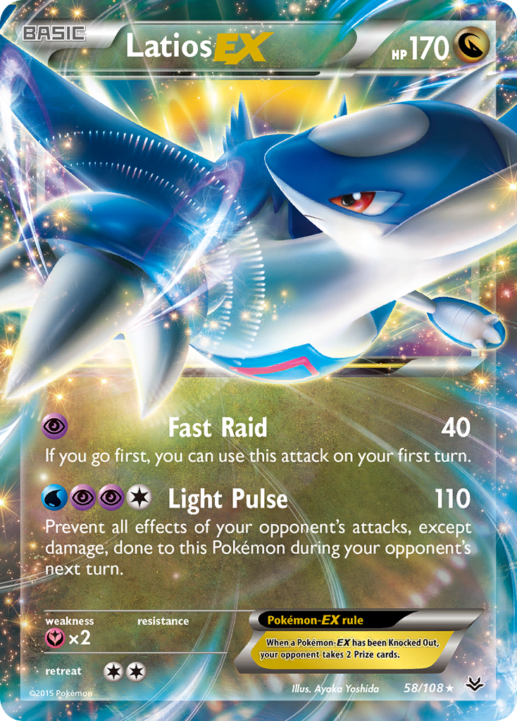 Latios EX (58/108) [XY: Roaring Skies] - Card Brawlers | Quebec | Canada | Yu-Gi-Oh!