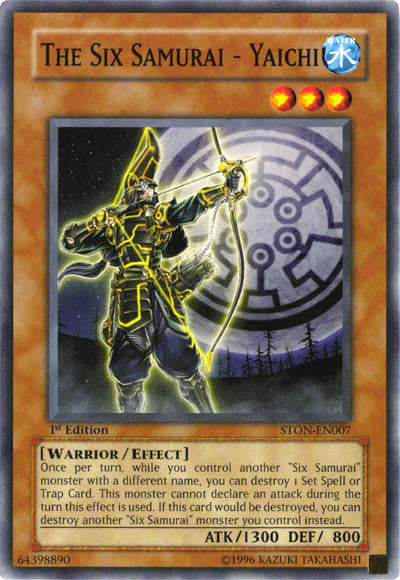 The Six Samurai - Yaichi [STON-EN007] Common - Card Brawlers | Quebec | Canada | Yu-Gi-Oh!