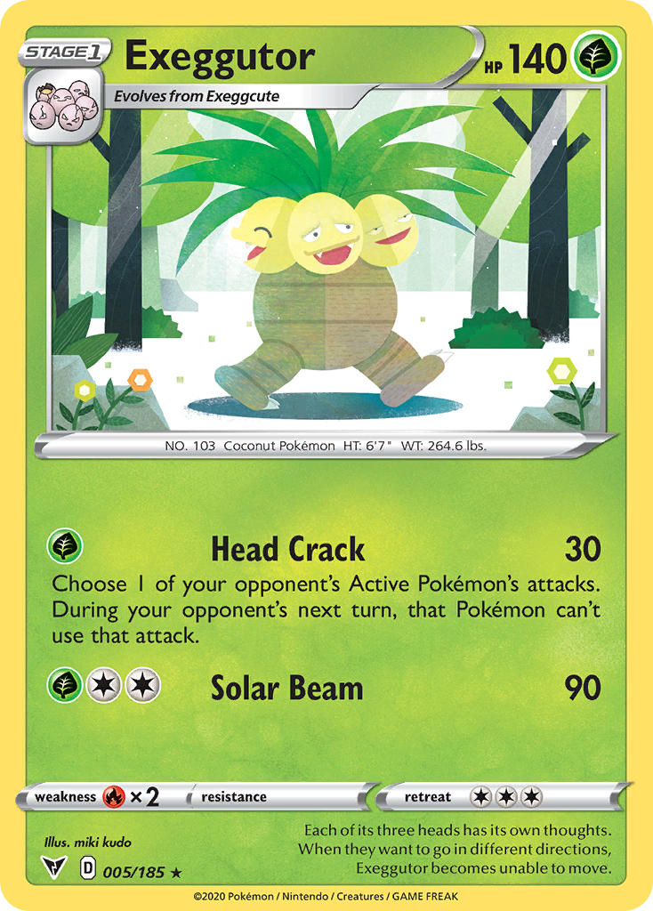 Exeggutor (005/185) [Sword & Shield: Vivid Voltage] - Card Brawlers | Quebec | Canada | Yu-Gi-Oh!