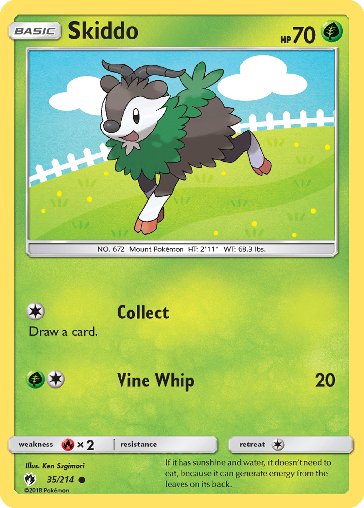 Skiddo (35/214) [Sun & Moon: Lost Thunder] - Card Brawlers | Quebec | Canada | Yu-Gi-Oh!