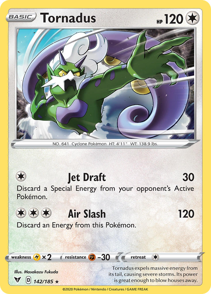 Tornadus (142/185) [Sword & Shield: Vivid Voltage] - Card Brawlers | Quebec | Canada | Yu-Gi-Oh!