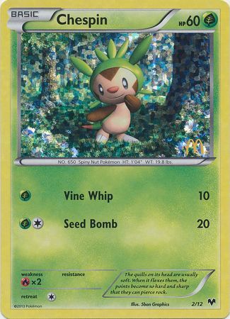 Chespin (2/12) [McDonald's Promos: 2014 Collection] - Card Brawlers | Quebec | Canada | Yu-Gi-Oh!