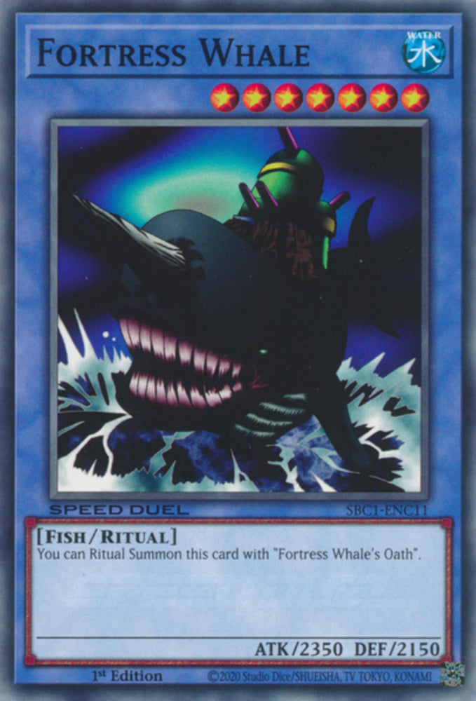 Fortress Whale [SBC1-ENC11] Common - Card Brawlers | Quebec | Canada | Yu-Gi-Oh!