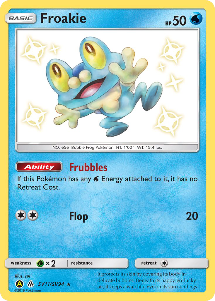 Froakie (SV11/SV94) [Sun & Moon: Hidden Fates - Shiny Vault] - Card Brawlers | Quebec | Canada | Yu-Gi-Oh!