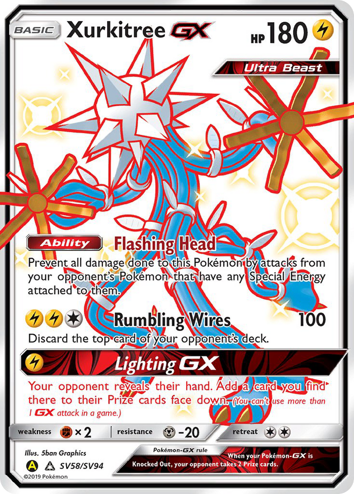 Xurkitree GX (SV58/SV94) [Sun & Moon: Hidden Fates - Shiny Vault] - Card Brawlers | Quebec | Canada | Yu-Gi-Oh!