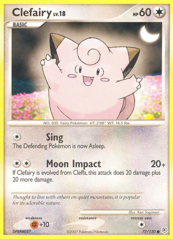 Clefairy (77/130) [Diamond & Pearl: Base Set] - Card Brawlers | Quebec | Canada | Yu-Gi-Oh!