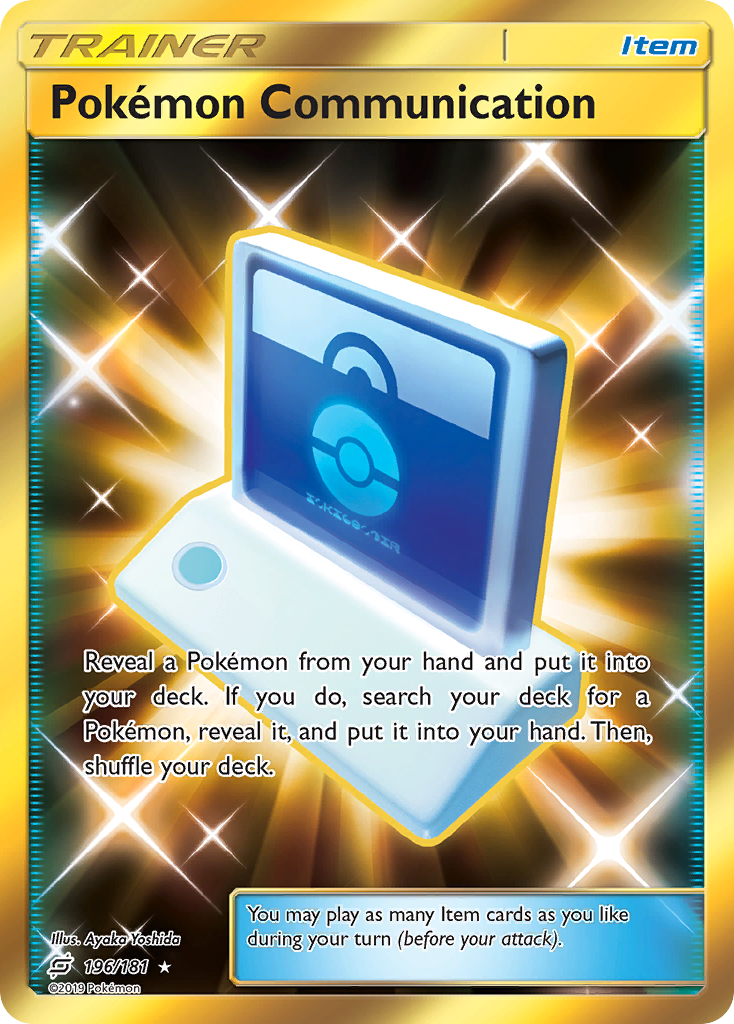 Pokemon Communication (196/181) [Sun & Moon: Team Up] - Card Brawlers | Quebec | Canada | Yu-Gi-Oh!