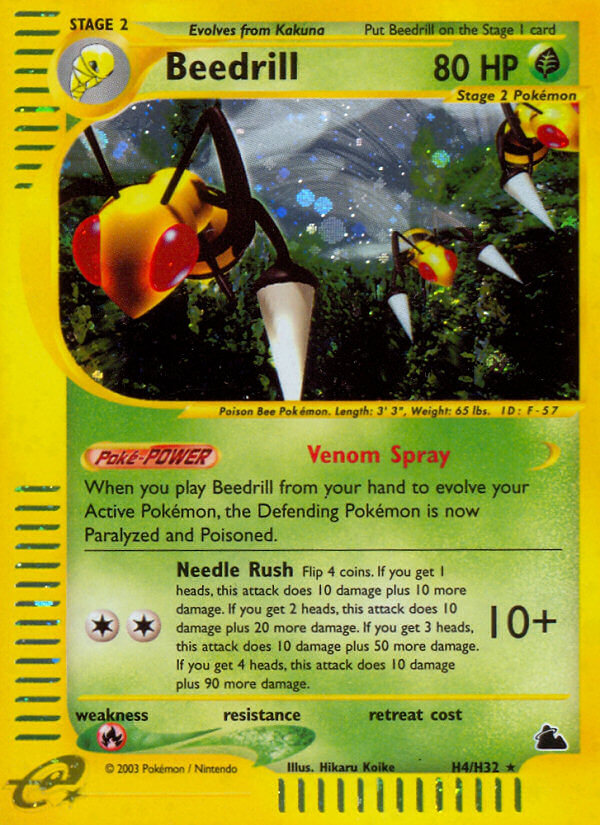 Beedrill (H4/H32) [Skyridge] - Card Brawlers | Quebec | Canada | Yu-Gi-Oh!