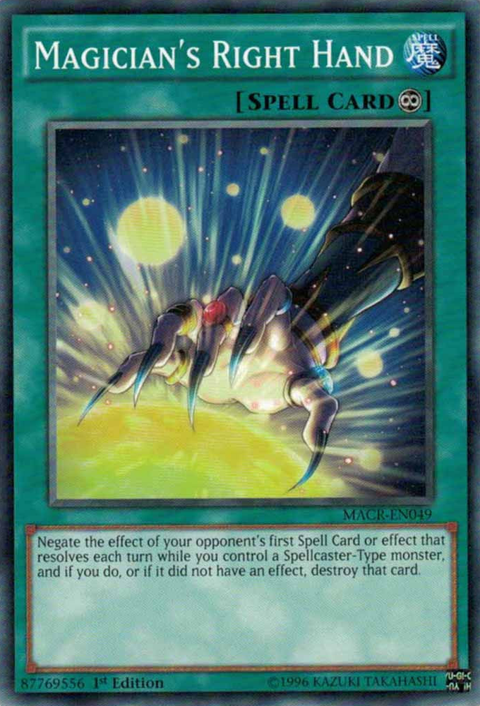 Magician's Right Hand [MACR-EN049] Common - Yu-Gi-Oh! - Card Brawlers | Quebec | Canada |