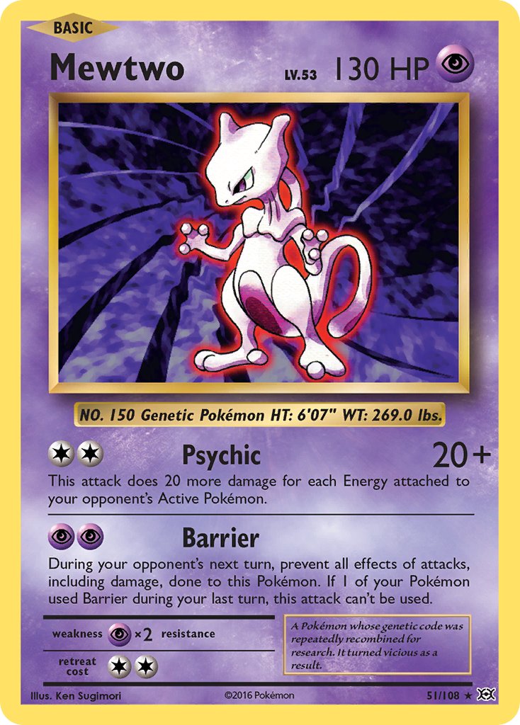 Mewtwo (51/108) (Theme Deck Exclusive) [XY: Evolutions] - Card Brawlers | Quebec | Canada | Yu-Gi-Oh!