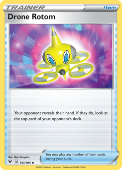 Drone Rotom (151/185) [Sword & Shield: Vivid Voltage] - Card Brawlers | Quebec | Canada | Yu-Gi-Oh!