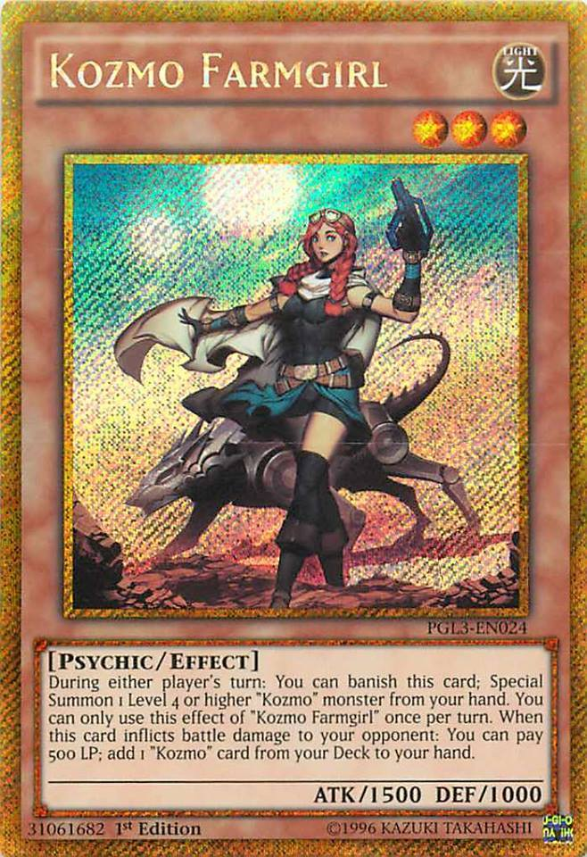 Kozmo Farmgirl [PGL3-EN024] Gold Secret Rare - Card Brawlers | Quebec | Canada | Yu-Gi-Oh!