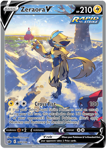 Zeraora V (166/198) [Sword & Shield: Chilling Reign] - Card Brawlers | Quebec | Canada | Yu-Gi-Oh!