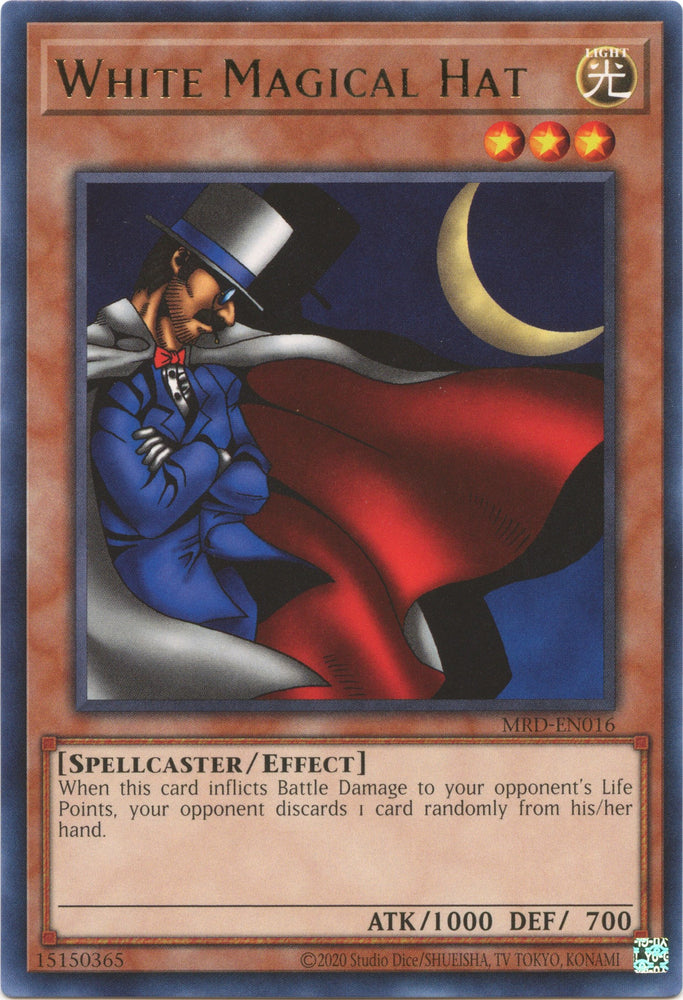 White Magical Hat (25th Anniversary) [MRD-EN016] Rare - Card Brawlers | Quebec | Canada | Yu-Gi-Oh!