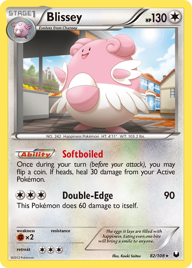Blissey (82/108) (Battle Arena Deck Exclusive) (Theme Deck Exclusive) [Black & White: Dark Explorers] - Card Brawlers | Quebec | Canada | Yu-Gi-Oh!