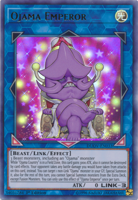 Ojama Emperor [DUOV-EN033] Ultra Rare - Card Brawlers | Quebec | Canada | Yu-Gi-Oh!