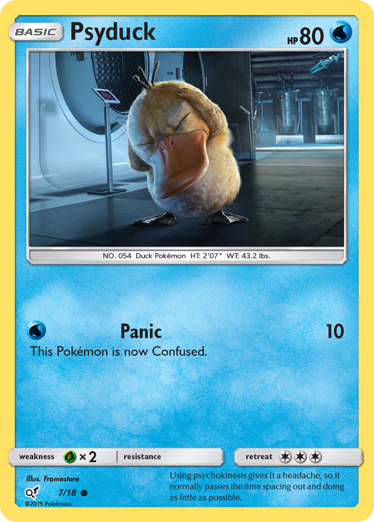 Psyduck (7/18) [Sun & Moon: Detective Pikachu] - Card Brawlers | Quebec | Canada | Yu-Gi-Oh!