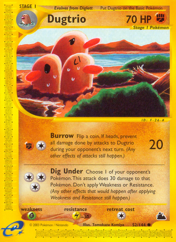 Dugtrio (52/144) [Skyridge] - Card Brawlers | Quebec | Canada | Yu-Gi-Oh!