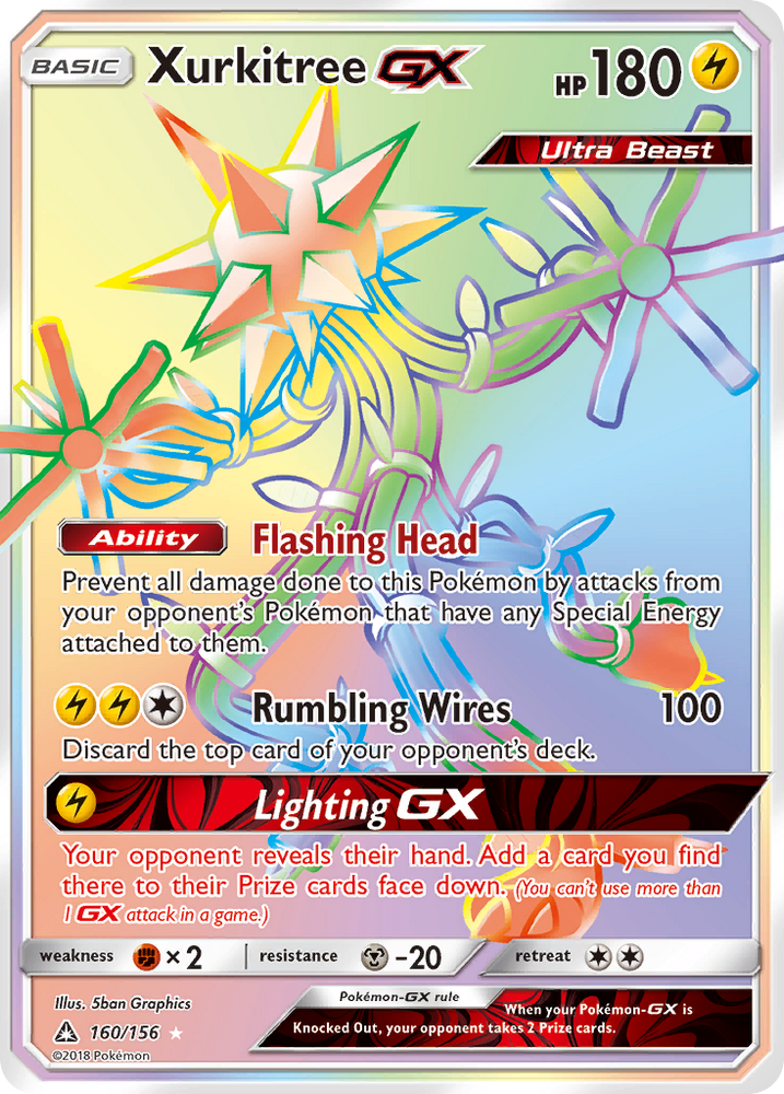 Xurkitree GX (160/156) [Sun & Moon: Ultra Prism] - Card Brawlers | Quebec | Canada | Yu-Gi-Oh!