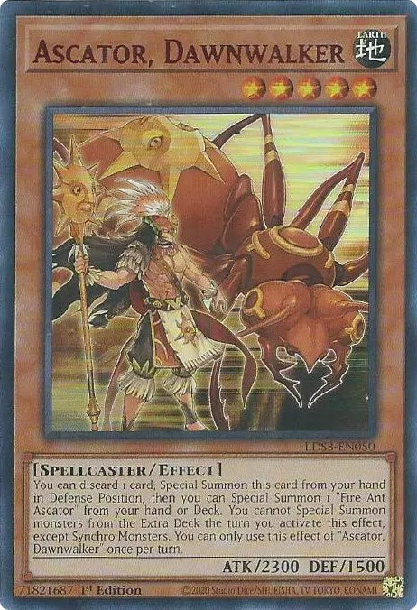 Ascator, Dawnwalker (Red) [LDS3-EN050] Ultra Rare - Card Brawlers | Quebec | Canada | Yu-Gi-Oh!