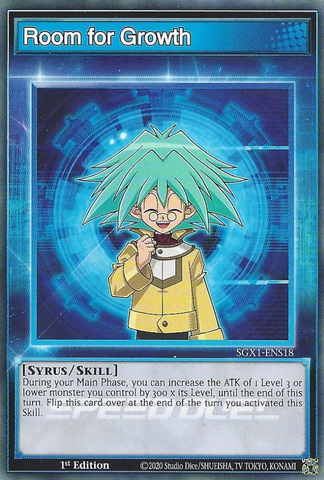 Room for Growth [SGX1-ENS18] Common - Card Brawlers | Quebec | Canada | Yu-Gi-Oh!