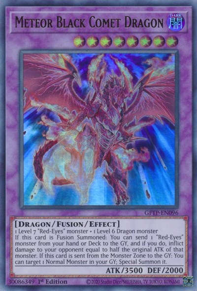 Meteor Black Comet Dragon [GFTP-EN096] Ultra Rare - Card Brawlers | Quebec | Canada | Yu-Gi-Oh!