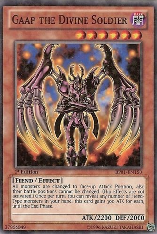 Gaap the Divine Soldier [BP01-EN150] Starfoil Rare - Card Brawlers | Quebec | Canada | Yu-Gi-Oh!