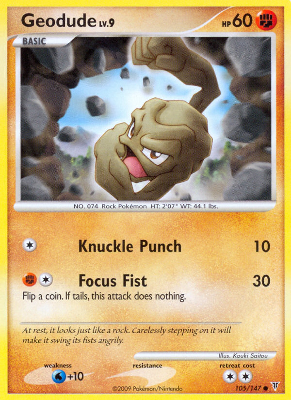 Geodude (105/147) [Platinum: Supreme Victors] - Card Brawlers | Quebec | Canada | Yu-Gi-Oh!