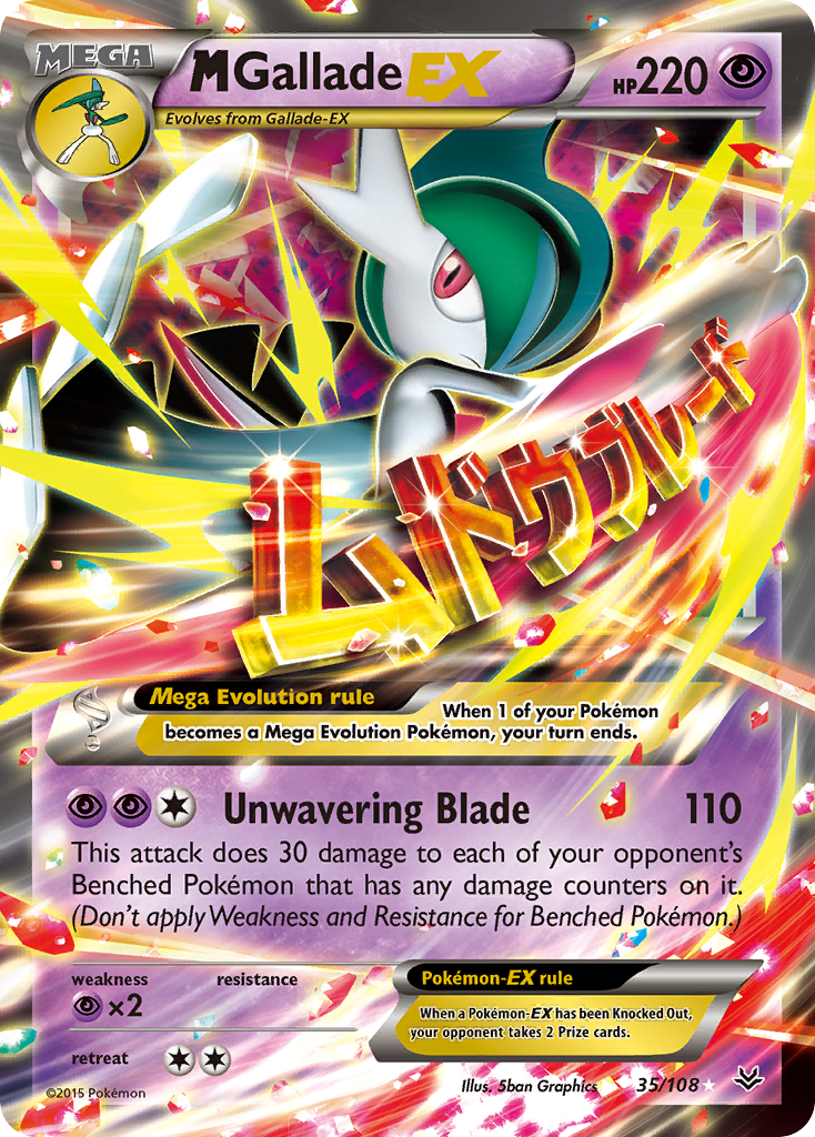 M Gallade EX (35/108) [XY: Roaring Skies] - Card Brawlers | Quebec | Canada | Yu-Gi-Oh!