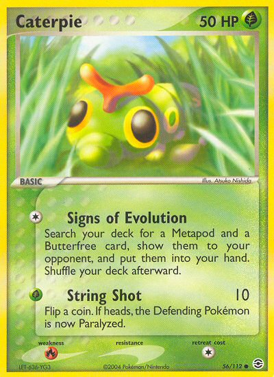 Caterpie (56/112) [EX: FireRed & LeafGreen] - Card Brawlers | Quebec | Canada | Yu-Gi-Oh!