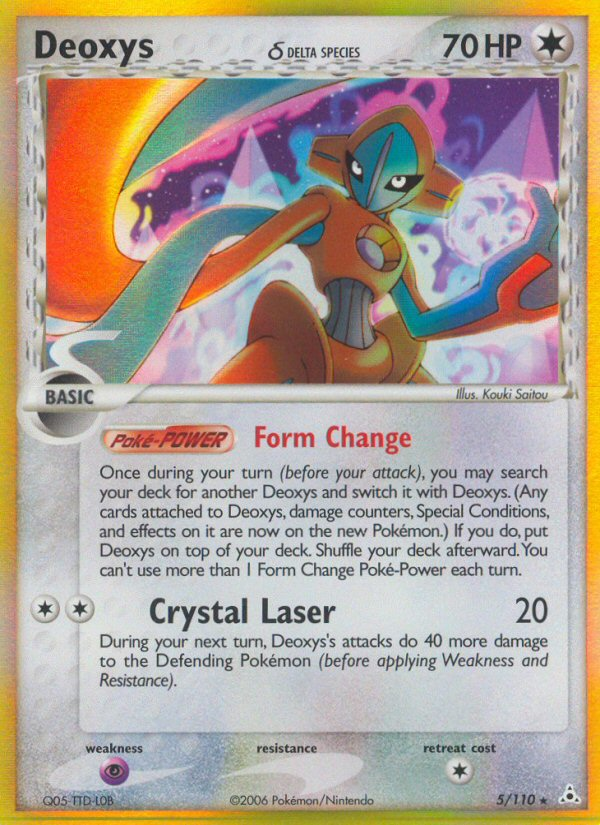Deoxys (5/110) (Delta Species) [EX: Holon Phantoms] - Card Brawlers | Quebec | Canada | Yu-Gi-Oh!
